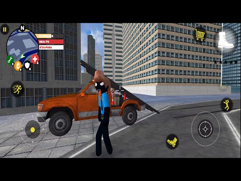 US Police Stickman Rope Hero Vice Town Crime Simulator