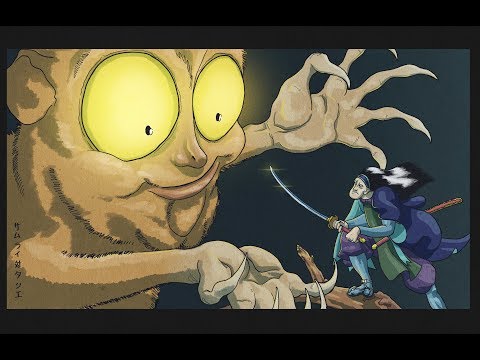 Speed painting: Samurai vs  Tarsier