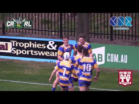 2017 Canberra RL Round 14 Reserve Grade Highlights - West Belconnen v Woden Valley