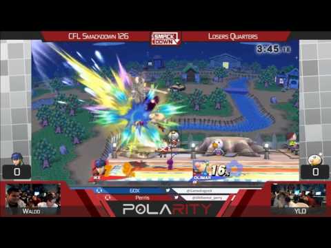 CFL Smackdown 126 WiiU - Waldo (Ike) vs YLD (Olimar) - Losers Quarters