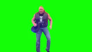 Brock Lesnar falling green screen