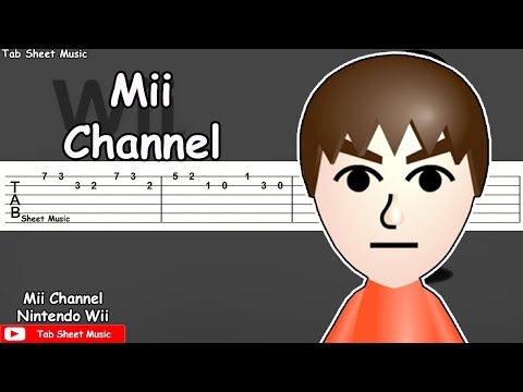 Mii Channel Theme - Guitar Tutorial Video