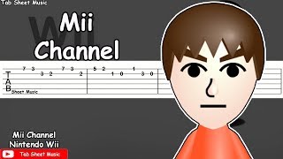 Mii Channel Theme - Guitar Tutorial