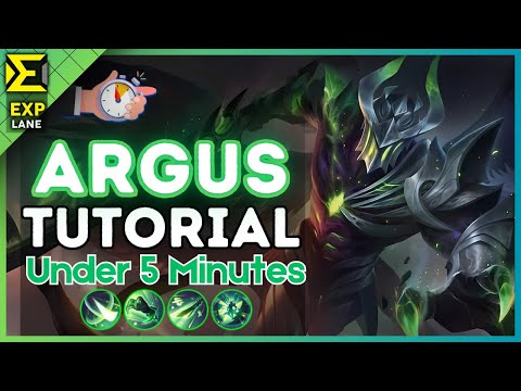 5-Minute Argus Tutorial in the EXP Lane || (MLBB S36) 2025