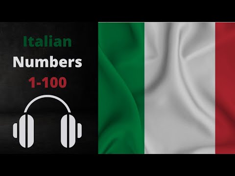 Italian Numbers 1 to 100