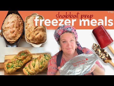 Delicious & Easy Freezer Meal recipes How to freeze Chicken Pot Pie, chocolate bananas, garlic babka