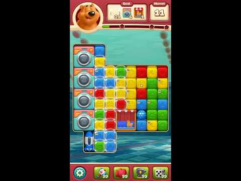 Toon Blast Level 7979 - NO BOOSTERS 🐻🐺🐱 | SKILLGAMING ✔️