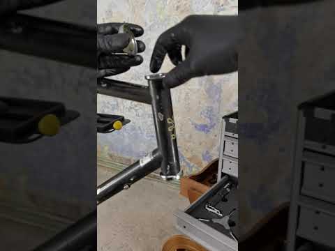 Part of a video titled Easy way to put the bearing on the correct side. - YouTube
