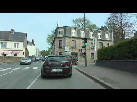 Driving Around 22200 Guingamp, Côtes d'Armor, Brittany, France 5th May 2017