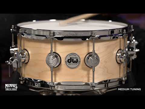 DW 14x6 Collector's Series Maple Snare Drum - Natural Satin Oil (DRSO0614SSC)