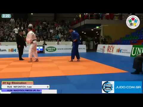 Judo Grand Prix Amsterdam 2011 -81kg NIFONTOV (RUS)-NAGYSOLYMOSI (HUN)