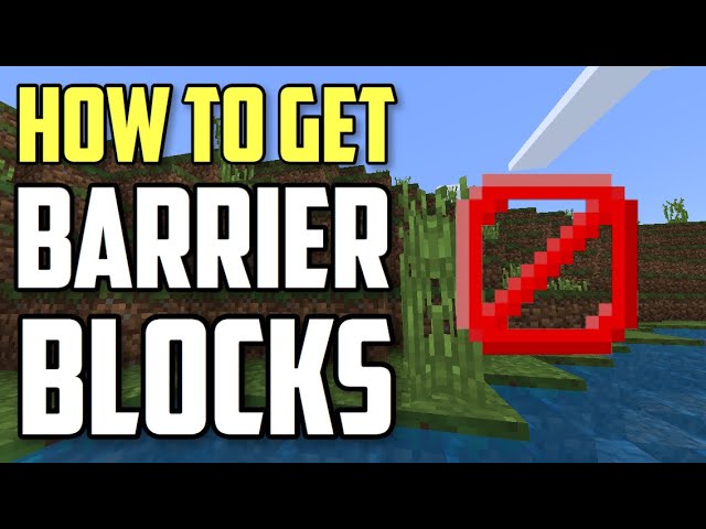 How To Build A Barrier In Minecraft How to use barrier blocks in Minecraft