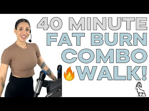 FAT BURN COMBO WALK | Treadmill Follow Along!