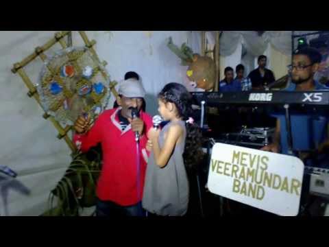 Aruvee accompanying Nitish Ramsamy Joganah to sing Krapo Kriyer