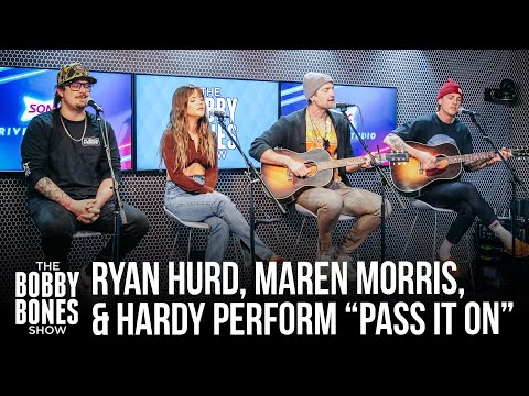 Ryan Hurd, Maren Morris, & Hardy Perform “Pass It On” & Talk Possibility of Duet Album