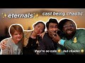 the Eternals cast being chaotic 🤨