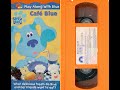 Opening To Blue S Clues Café Blue US VHS 2001