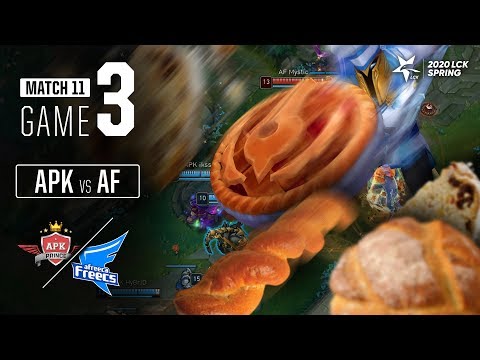 APK vs AF | Match11 Game3 H/L | 2020 LCK Spring