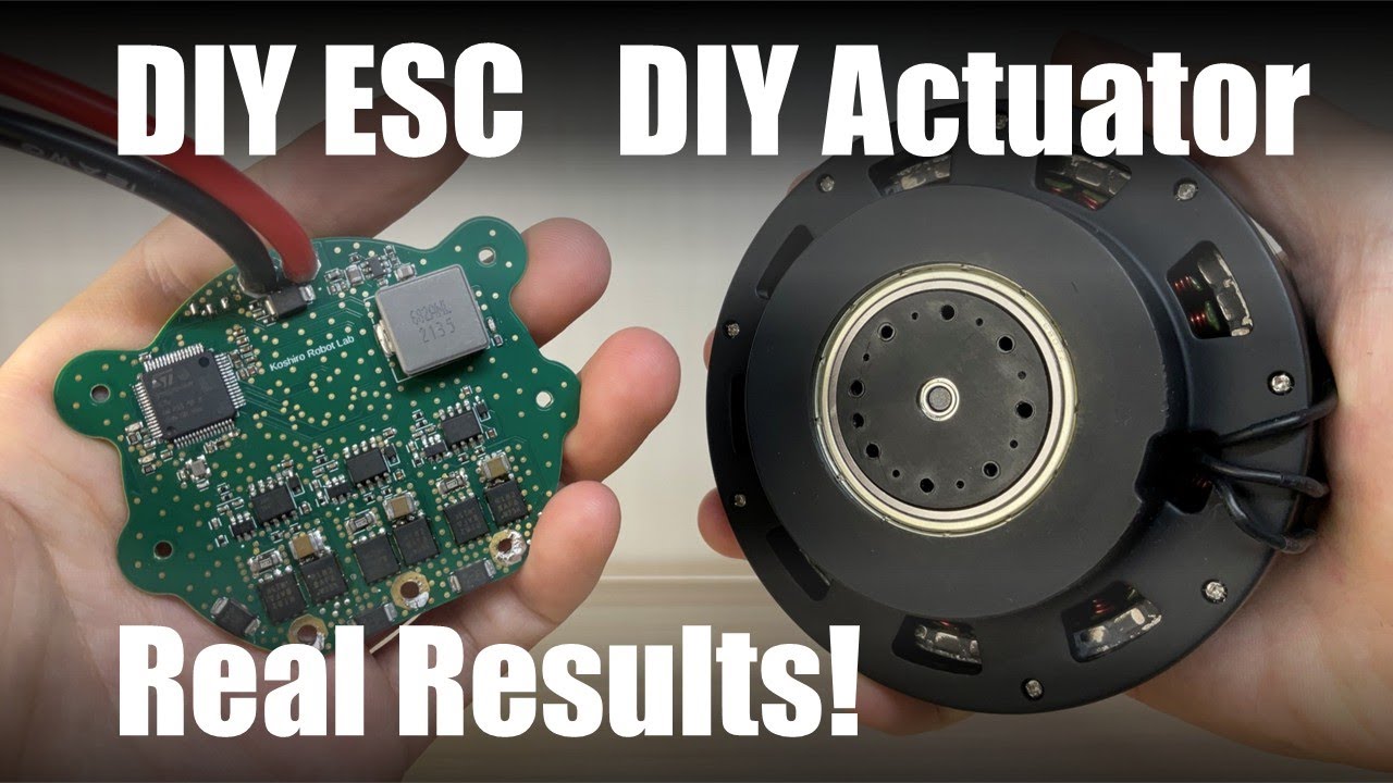 3D-Printed Robotic Actuator & DIY ESC: Performance Test