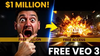 I Created a $1 MILLION Movie Scene With Just TEXT Using Google VEO 3! (+FREE Access Guide)