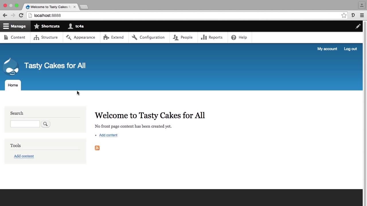 Learning Drupal 8 Tutorial | User 1