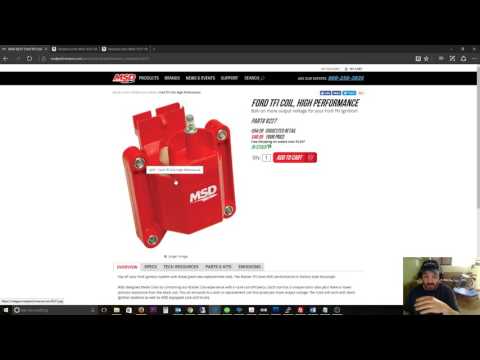 MSD Ford TFI coil 8227 Failure bad design problem 5527