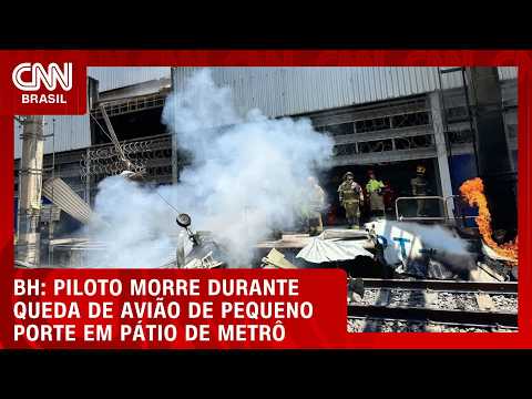 Piloto morre durante queda de avião de pequeno porte em Belo Horizonte | BASTIDORES CNN