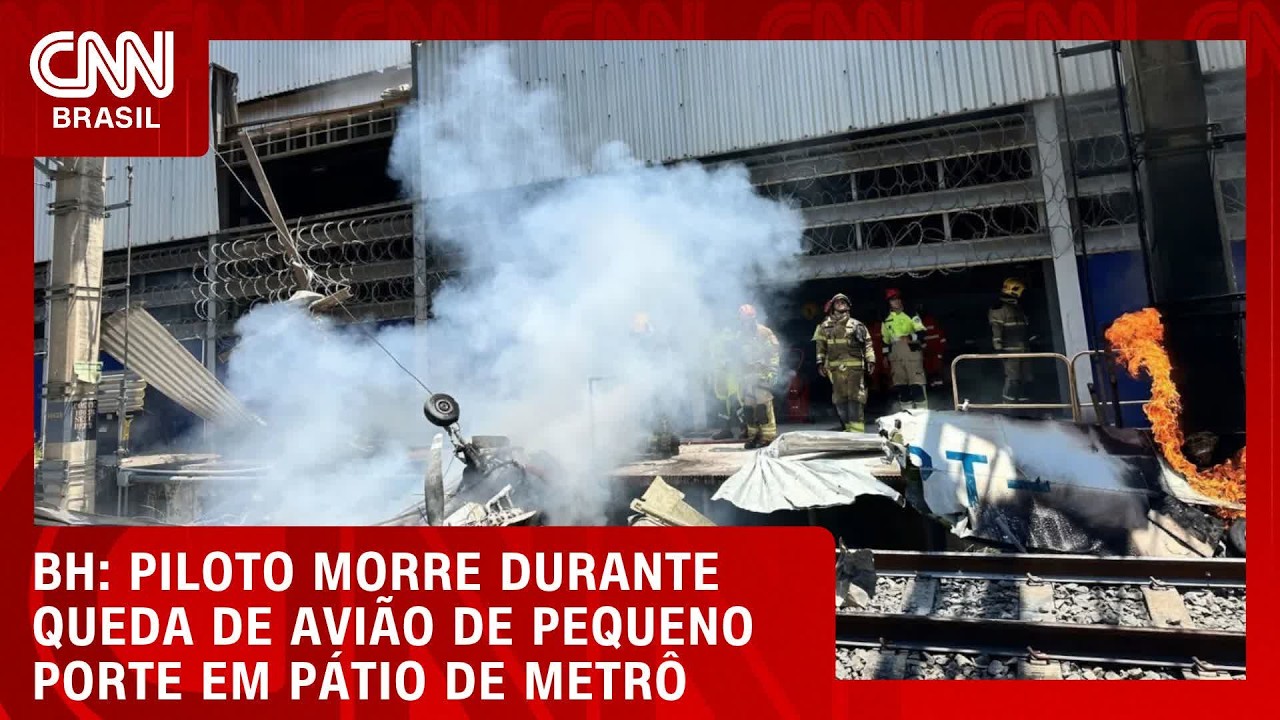 Piloto morre durante queda de avião de pequeno porte em Belo Horizonte | BASTIDORES CNN
