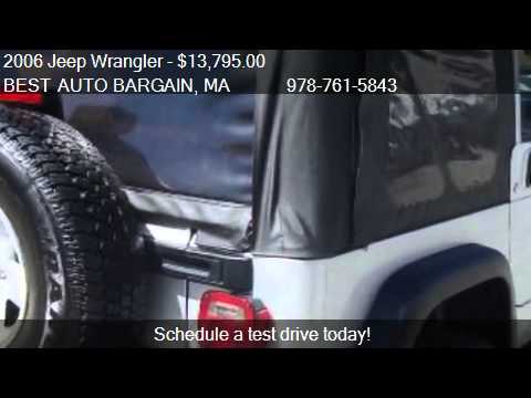 2006 Jeep Wrangler Sport - for sale in LOWELL, MA 01851
