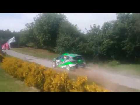 26  rally rzeszow 2017 Bonder/Gerber BIG MOMENT ON THE LIMIT FLAT OUT MAX ATTACK shakedown
