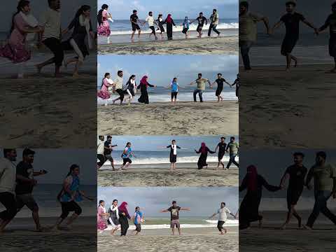 varkala vibes on beach ⛱️💢🌊#short #familygoal #beach #varkalabeach