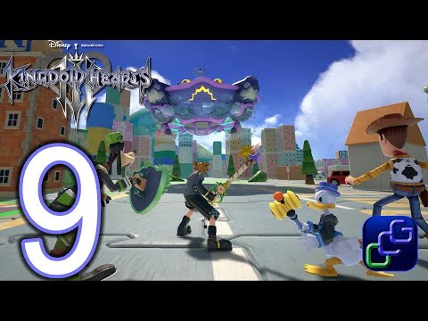 KINGDOM HEARTS 3 PS4 Walkthrough Proud Mode - Part 9 - Galaxy Toys