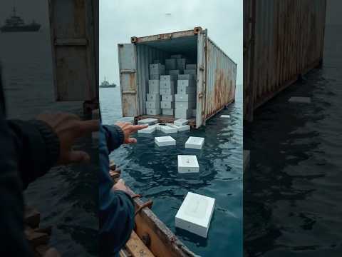 We Found a Container Full of iPhones Floating in the Ocean | Unboxing iPhone FROM THE OCEAN? #iphone