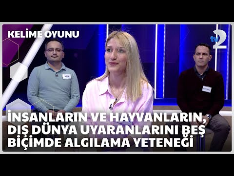 İnsanların ve hayvanların, dış dünya uyaranlarını beş biçimde algılama yeteneği | Kelime Oyunu