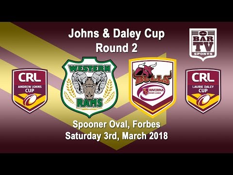 2018 CRL - Andrew Johns and Laurie Daley Cups - Round 2 - Western Rams v Riverina Bulls
