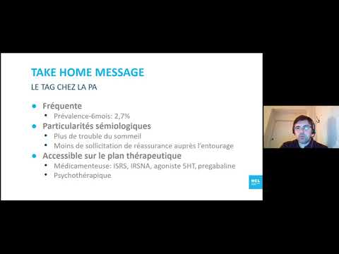 Webinaire: Troubles anxieux généralisé chez la personne agée. {version courte 2:56}