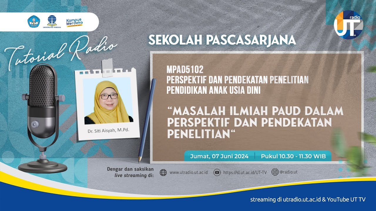 Masalah Ilmiah PAUD dalam Perspektif dan Pendekatan Penelitian - MPAD5102