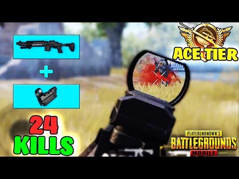 MK14 + RED DOT = DOMINATING | 24 KILLS SOLO VS SQUAD | PUBG Mobile