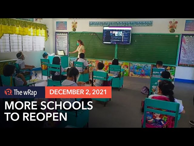 28 public schools in  Metro Manila start face-to-face classes on December 6 – DepEd