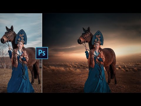 Photoshop tutorial Skin retouching Special technique