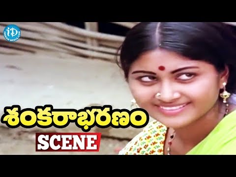 Sankarabharanam Movie Scenes - Kameswara Rao Falls In Love With Sharada || J.V. Somayajulu