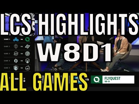 LCS Spring 2023 W8D1 Highlights ALL GAMES - C9 vs FLY,  GG vs FLY, 100 vs TSM, EG vs IMT, TL vs DIG