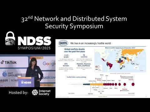 NDSS 2025 - Keynote 2: Towards Resilient Systems in an Increasingly Hostile World