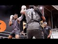 Francis Ngannou & Mike Tyson FULL MEDIA WORKOUT ahead of Tyson Fury MEGAFIGHT