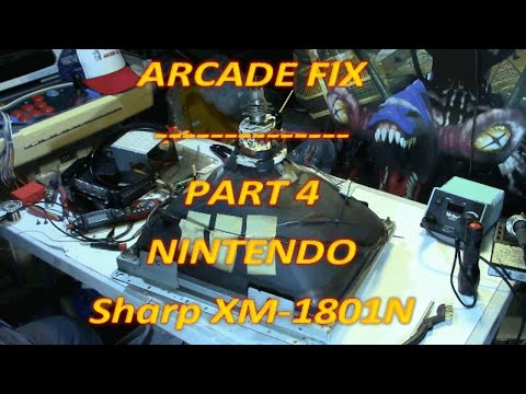 SAM'S ARCADE FIX PART 4 NINTENDO Sharp XM 1801N REPLACEMENT YOKE FOUND WILL IT WORK