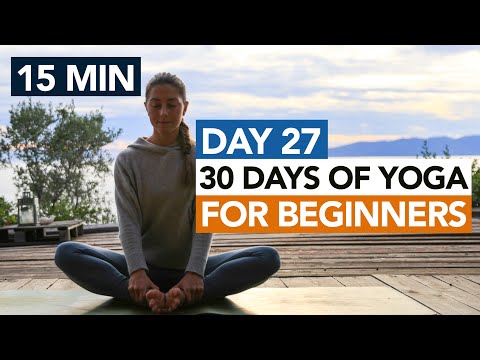 15 Min Evening Yoga Routine (Day 27) 30 Days of Yoga For Beginners