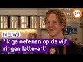 Niek is professioneel snowboarder én talentvolle barista