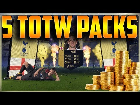 WE MAKE PROFIT 5 81+ GUARANTEED TOTW 15 PACK OPENING WALKOUTS MESSI? AGUERO? INFORM FIFA 18