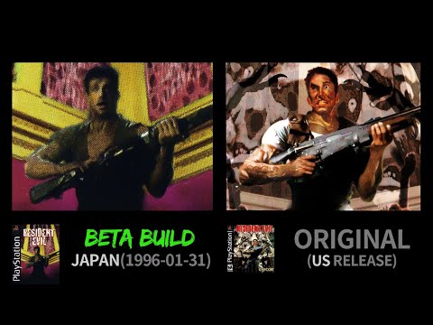 Resident Evil (1996): Beta vs. Original | Version Differences (PS1) | (30+) DRASTIC Changes