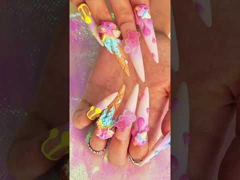 Your “main character in the summer finale” moment just arrived 🍩🍦#LovfulNails #SummerNails
